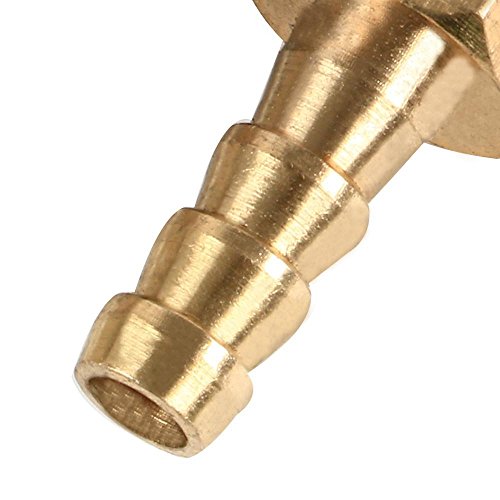Yahee Momentstecker 6mm Messing 2 Stück Hebelstecker Ventilstecker Druckluft - 7