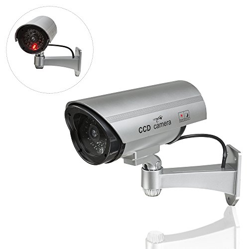 Safe2Home® hochwertige Kamera Attrappe Überwachungskamera Dummy mit blinkender LED Safe2Home® hochwertige Kamera Attrappe Überwachungskamera Dummy mit blinkender LED