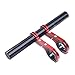 Produktbild welinks 20 cm Doppel-Klammer Carbon Fiber Bike Fahrrad Lenker Verlängerung Licht Lampe Bike Mount Phone Halter Halterung Ständer Monitorhalterung für, Taschenlampen, Tachometer, rot