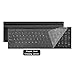 Produktbild OFNMD Ladeversion Drahtlose Maus Tastatur Set Laptop Spiel Ultradünne leise tragbare Tablet Smart TV Set Top Box, QWERTY Tastatur (Farbe : Elegant Black Keyboard)