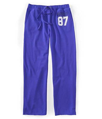 Aeropostale Womens Boyfriend Rhinestone Dorm Pajama Sweatpants 568 S/34