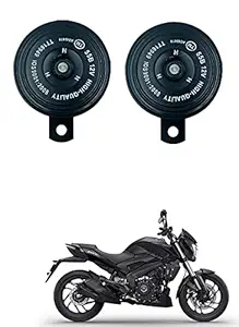 Znee Smart Motorcycle Horn Loud Sound Waterproof 12V 110DB (Set of 2) for Bajaj Dominar 400