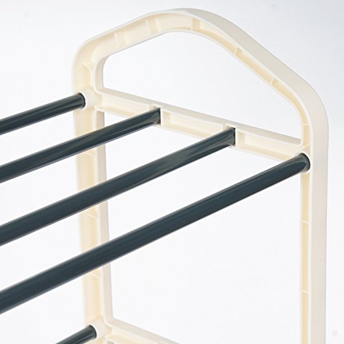 WOLTU #170 Schuhregal Schuhablage Schuh Ständer Regale , 4 Schicht Schuhständer für 16 Paare Schuhe , Creme(79×19.5x62cm) , SR0024cm4-a - 6