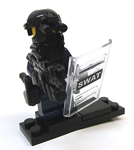 Modbrix 8236 – 2 Stück Custom SWAT Minifiguren aus original Lego© Teilen - 3