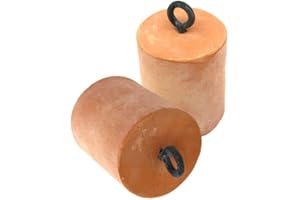 OUTILS ET NATURE Lot de 2 Pierres Allume-feu rapide et efficace pour barbecue, cheminée et feu de camp