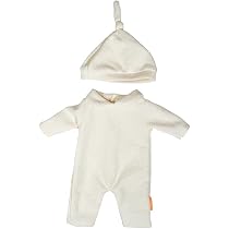 Miniland Pyjama Avec Bonnet Pour Poupée 32 Cm – Tenue Douce Et Résistante Pour Poupées (Vert)