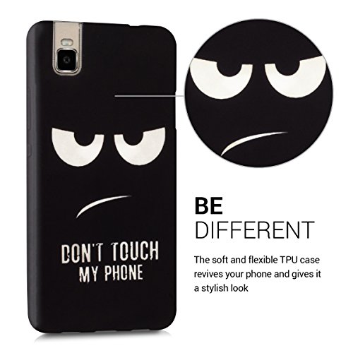 kwmobile Funda para Huawei ShotX - Case para m vil en TPU silicona - Cover trasero Dise o Don t touch my Phone en blanco negro reviews kwmobile Funda para Huawei ShotX - Case para m vil en TPU silicona - Cover trasero Dise o Don t touch my Phone en blanco negro