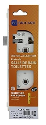 Bricard Serrure encastrée BRICARD, à condamnation, axe 40 mm