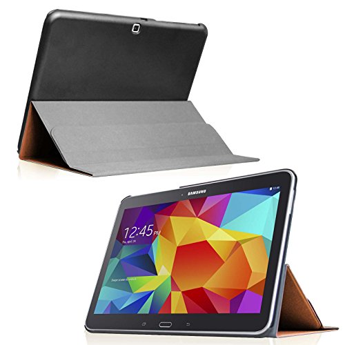 Fintie Samsung Galaxy Tab 4 10.1 Hülle Case – Ultra-schmaler Flip Folio Smart Book Cover Schutzhülle mit Auto Schlaf / Wach Funktion für Samsung Galaxy Tab 4 10.1 SM-T530 SM-T535 Tablet, Braun - 8