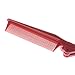 Small Travel Folding Plastic Dual Wine Red Hair Brush Comb