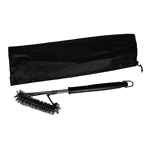 Warmoor BBQ 3 in 1 Grillbürste, Grillbürsten mit Edelstahlborsten, Edelstahl Reinigungsbürsten mit extra langem Griff - 8