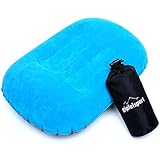 gipfelsport Campingkissen - Reisekissen I Aufblasbares Kissen für die Reise oder Camping I blau ohne Bezug gipfelsport Campingkissen - Reisekissen I Aufblasbares Kissen für die Reise oder Camping I blau ohne Bezug