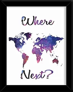 Paper Plane Design Motivational Quotes Framed Inspirational Posters (11.6 inch x 8.2 inch)