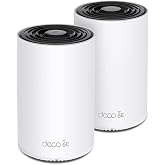 TP-Link Deco XE75 Pro (2-Pack)-System WiFi 6E Mesh, AXE5400, triband, 5,382 | Whole House Coverage up to 510 m&sup2;. Unified Netw