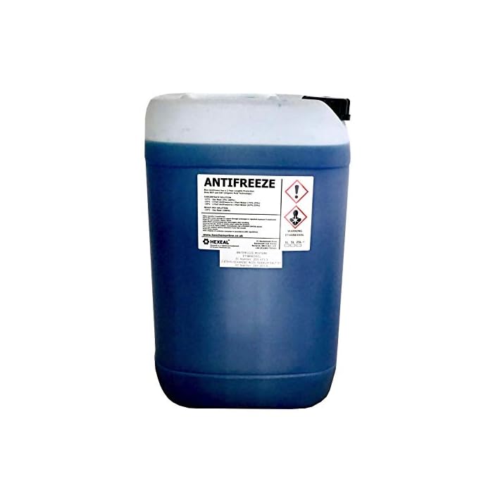 Buy Hexeal BLUE ANTIFREEZE & COOLANT 50 LITRE 37 ºC High Concentrate/Longlife 25L