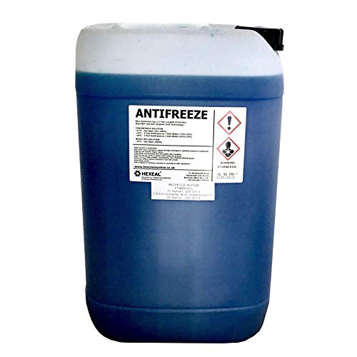 Buy Hexeal BLUE ANTIFREEZE & COOLANT 50 LITRE 37 ºC High Concentrate/Longlife 25L
