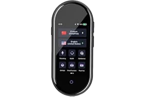 HIHO SOLUTIONS Language Translator Device - HiHo Lingo Plus instant translator, 137 Online Languages, 16 Offline Languages, Speech or Photo Translation, Pocket Sized 3” Touchscreen Display