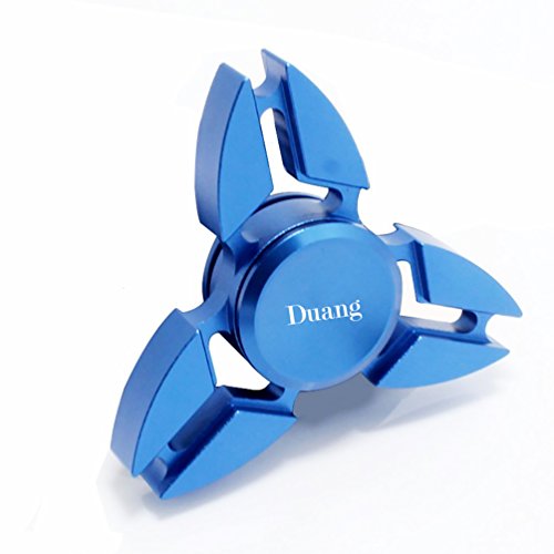 Fidget Spinner Toy Aluminum Alloy Triangle Spinner Great Quality and Excellent Spin for Relieving Stress Anxiety ADHD Boredom and Increases Focus (Blue) Fidget Spinner Toy Aluminum Alloy Triangle Spinner Great Quality and Excellent Spin for Relieving Stress Anxiety ADHD Boredom and Increases Focus (Blue)