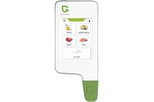 Greentest Eco 6 Geigerzähler Nitrattester Fleisch Fisch TDS Wassertester Strahlenmessgerät Strahlungsmessgerät nitrat tester messgerät geiger counter dosimeter nitratmessgerät (Weiß)