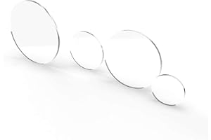 PUFFIN PLASTICS 5mm Clear Acrylic Disc (20mm)