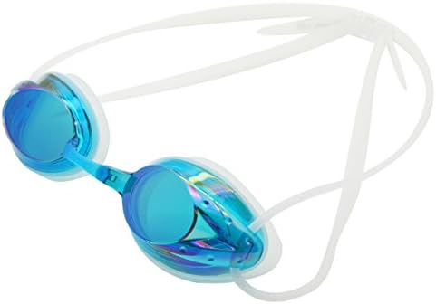 Swimming Goggles, CompraFun Anti-Fog Swim Glass Adjustable Soft Comfortable Silicon for Kids &amp; Adults - Blue