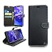 Produktbild KingShark Huawei Mate 20 Lite Hülle, [Ständer Funktion] Huawei Mate 20 Lite Schutzhülle, Premium PU Leder Flip Tasche Case mit Integrierten Kartensteckplätzen und Ständer - Schwarz