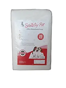 Pet Needs Ultra Absorbent Puppy Training Pads -60x90cm-White (Count-10)