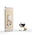 Produktbild ULBRE Universal Handy Fingergriff 360° Ring magnetische Dash Halter Ständer Autohalterung für iPhone 6 s/6 Plus/5 s / 5C, Galaxy Note 4/3, Galaxy S6 / S6 Edge/5/4, Iphone 7 / Iphone SE (Gold)