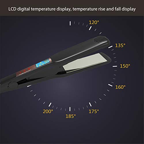 Professional Multi-Function Spray Ceramic Hair Straightener  Wet and Dry Hair Comb Straightener Black 