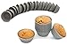 Produktbild BackeFix Muffinförmchen Silikon Förmchen Muffin wiederverwendbar & antihaftend - Muffinformen ohne Fett und Papier Ø 7cm (30 Stück)