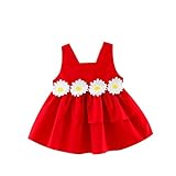 Baby Mädchen Prinzessin Kleid Blumenmädchenkleid Taufkleid Festlich Hochzeit Partykleid Festzug Babybekleidung Kleidung Set aus Kleid+Windeln Hose Abdeckung Neugeborene Blumenmädchen Geburtstag Kleider kurzarm Outfits