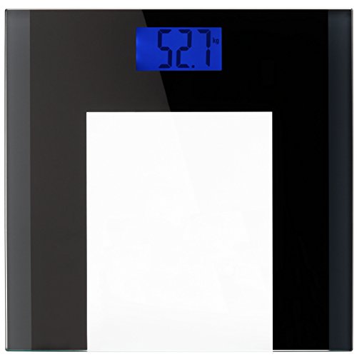 Preisvergleich Produktbild MedX5 Digitale Personenwaage aus Sicherheitsglas Slim Design, Körperwaage bis 180kg, Gewichtswaage, Digitalwaage