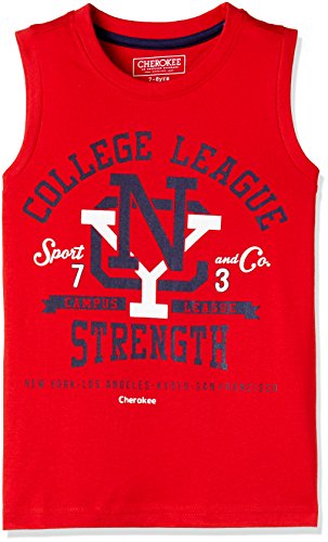 Cherokee by Unlimited Boys' Plain Regular Fit T-Shirt