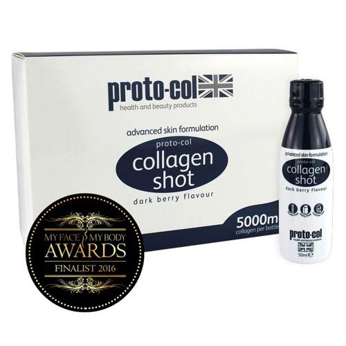 Proto-Col Colágeno Líquido - Suplemento Líquido Para Reducir la Aparición de las Arrugas - Libre de Colorantes Artificales - 10 Serum de 50 ml