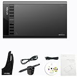 XP-PEN Star03 Graphics Tablet 12 inch with 8 Hot Keys, 2048-level Battery-free Drawing Tablet Pen 10 x 6" Work Area for Art Design Support Windows 10/8/7 &amp; Mac OS
