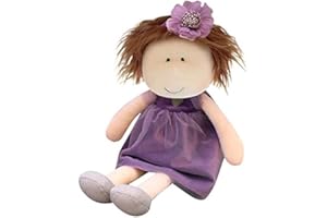 Bprtcra Muñecas de Trapo de Peluche de 35 cm, Muñecas De Trapo Hechas a Mano, Muñeca De Trapo con Ojos Pequeños Muñeca, Juguete de Felpa Muñeca De Trapo Suave Juguete para niñas, Type D