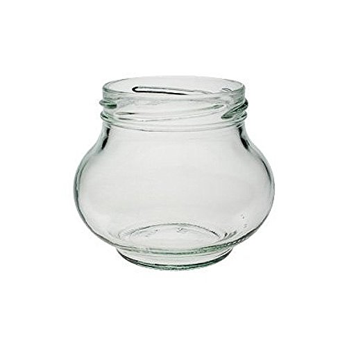 Viva Haushaltswaren – 18 bauchige Marmeladengläser 235 ml mit Drehverschluss inklusive gelben Einfülltrichter - 3