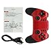 Produktbild Erduo Tragbare Größe Wireless Bluetooth Spiel Pad Game Controller Smartphone Joystick Geeignet für PS3 für Android Handys - Rot