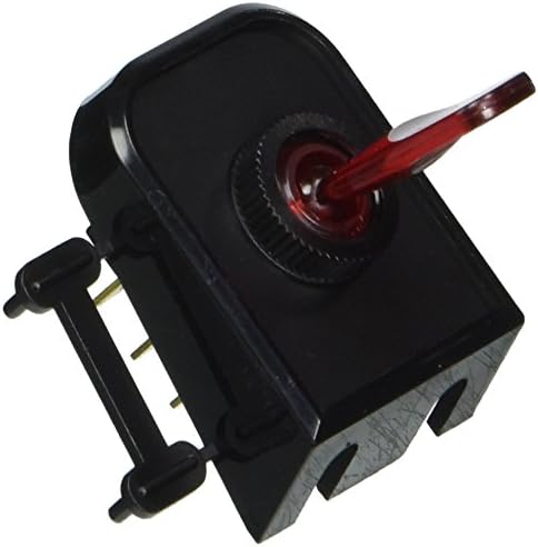 Calterm 41210 Switch, Illuminated Toggle, Red