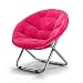Produktbild XAJGW Klappbarer Campingstuhl - Leichter und robuster Außensitz - geeignet für Camping, Urlaub, Garten, Wohnwagen, Angeln, Strand, Grill (Farbe : Pink)