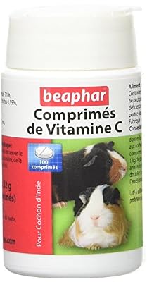 Beaphar - Comprimés de vitamine C - cochon d'Inde - 100 comprimés