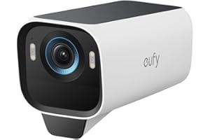 eufyCam S3 Pro zestaw 2 kamer, kamera zewnętrzna zasilana energią słoneczną, wizja nocna MaxColor, kamera bezpieczeństwa 4K z panelem słonecznym, Forever Power 2.0 (Opakowanie pojedyncze)