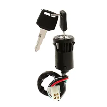 Key Ignition Switch 4 Wire Mini ATV Quad Pocket Dirt Chopper Bike Scooter