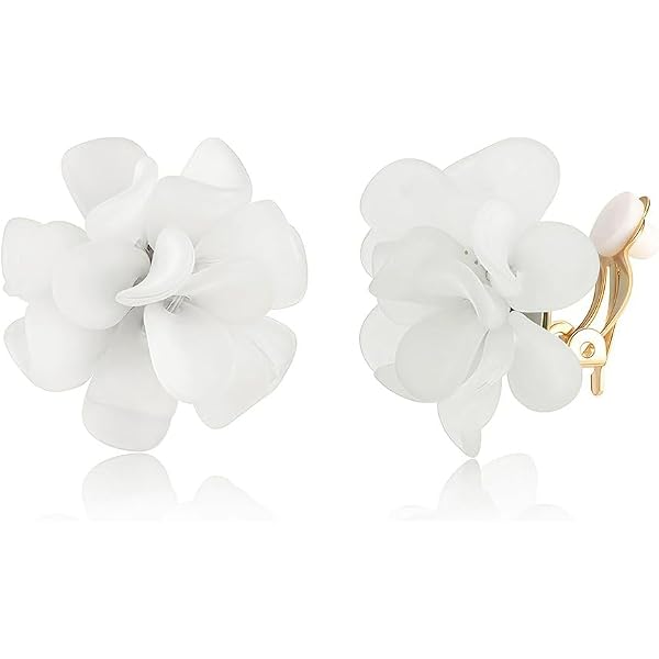 AeraVida Orecchini A Perno In Argento 925 Con Fiore Hawaiano - Fatto A Mano - Diametro 11mm