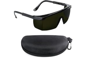 MJFENDAI IPL Schutzbrille 190nm - 2000nm, Laserschutzbrille für Laser Haarentfernung, für UV Schutzbrille, Augenschutz und Laser-Haarentfernung, Bräunung, Rotlichttherapie