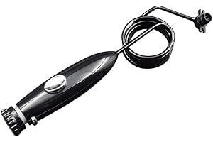 Xingsiyue Irrigateur Buccal Poignée en Plastique Tuyau D'eau Tube de Rechange Accessoires D'hygiène Buccale Compatible avec Waterpik Hydropulseur WP-100 WP-120 WP-660 WP-900, Bouton Noir