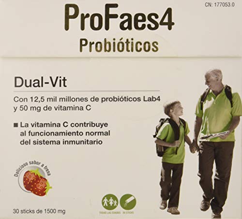 ProFaes4 Probióticos, Dual-Vit, 30 Palos