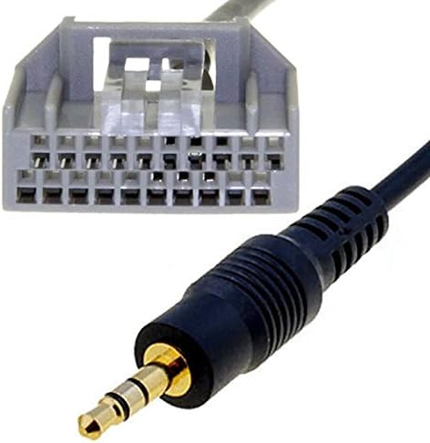 Aux In Adaptor Radio Navigation System 20 Pin 3.5 mm Jack Mobile Phone Lead For Honda Civic CRV