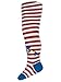 TUPTUSIE Baby Boys Cotton Tights Aeroplane Stripe Red/Royal 8A7 (68-74cm (6-12 Months), Red/Royal Blue)