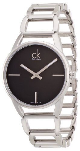 Calvin Klein Damen-Armbanduhr XS ck stately Analog Quarz Edelstahl K3G23121 Calvin Klein Damen-Armbanduhr XS ck stately Analog Quarz Edelstahl K3G23121